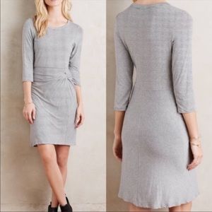 ANTHROPOLOGIE Amadi Striped Knot Front Dress